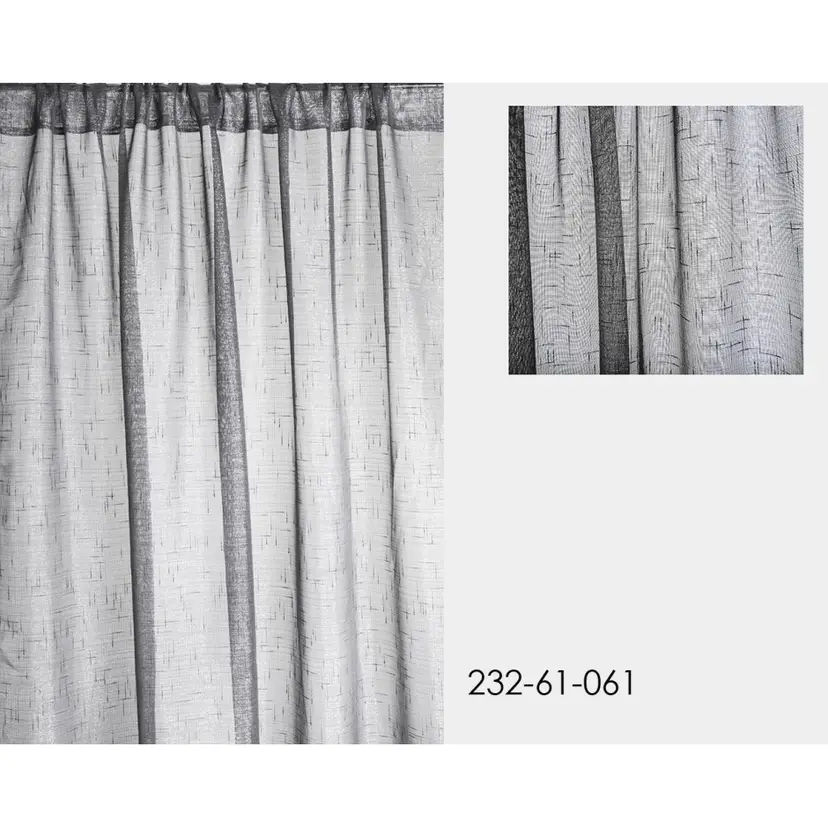Cortina 140*260 Gris