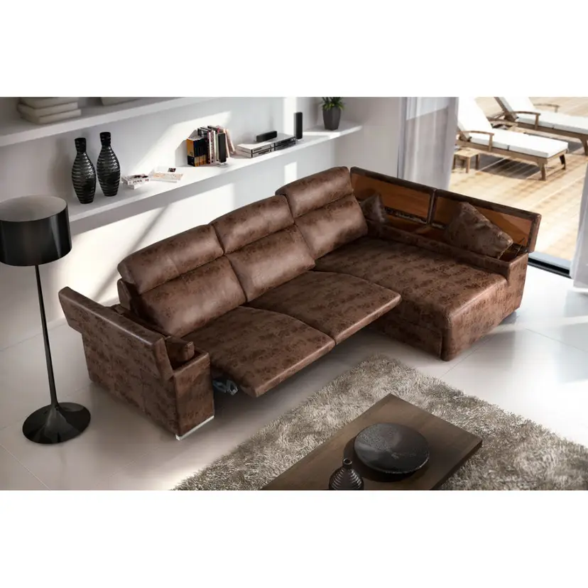 Sofa Chaiselongue Relax Motor Tahira – foto 4