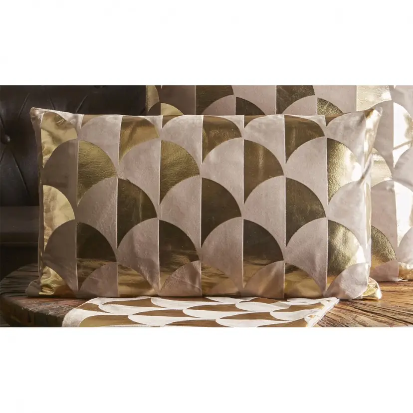 Cojin 30*50 Beige/oro