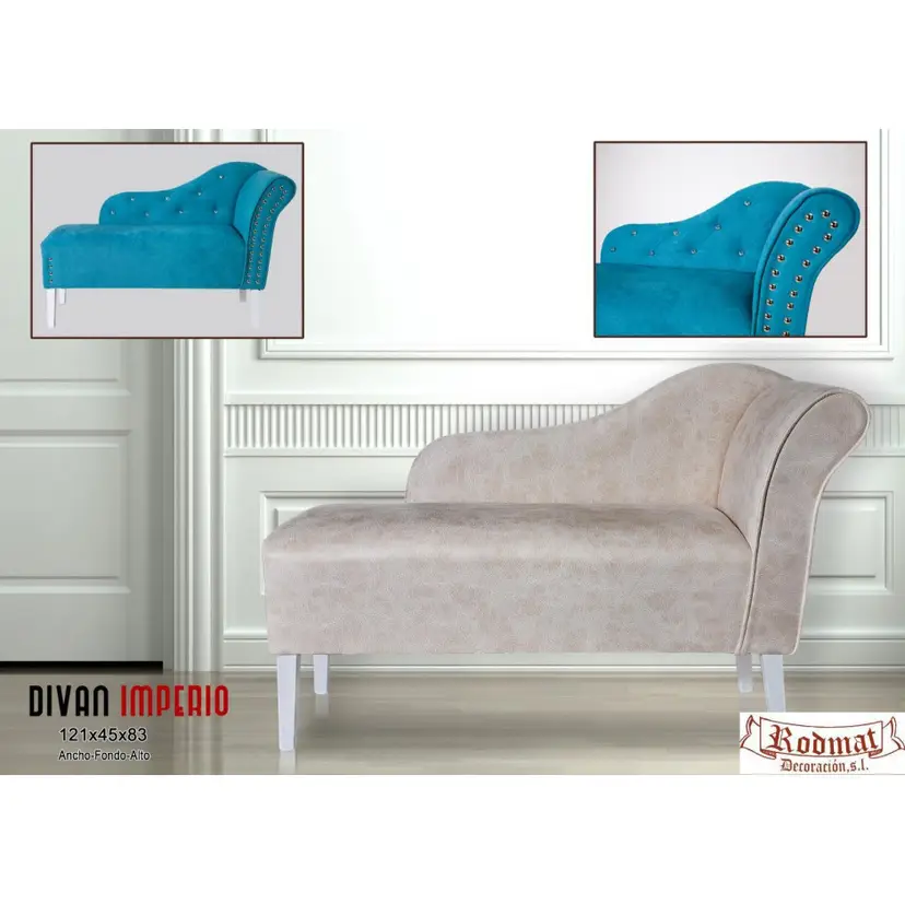 Divan Tapizado Modelo Imperio – foto 2