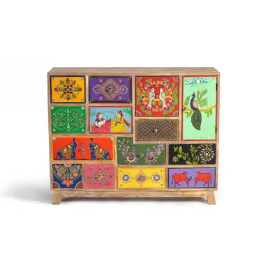 Comoda 112*35*90 13C 1P Colores