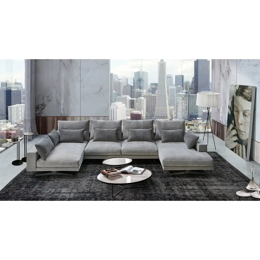 Sofa Chaiselongue Mod Arcos – foto 3