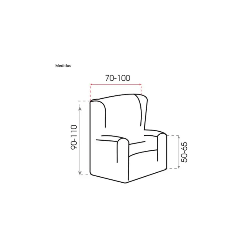Funda Sillon Bali Multielastica – foto 2
