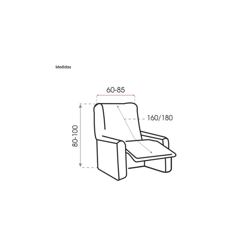 Funda Sillon Relax Bali Multielastica – foto 2
