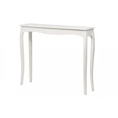 Consola 110*25*80 Madera Blanca