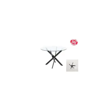 Mesa Comedor 110CM Delia Pata Negra