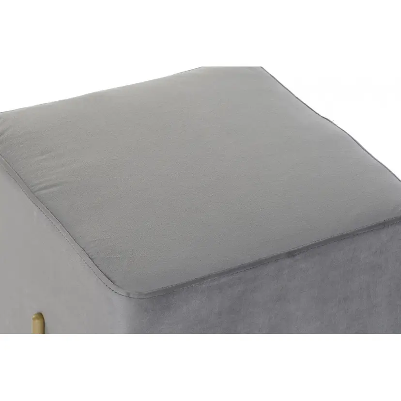 Puff Terciopelo Gris – foto 2
