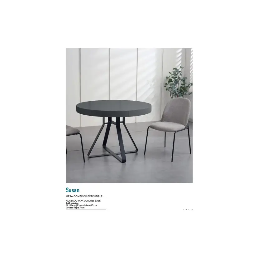 Mesa Comedor Extensible Susan – foto 2