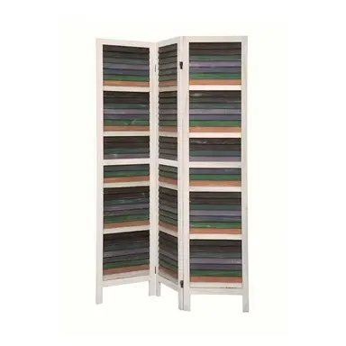 Biombo Blanco Multicolor 71640