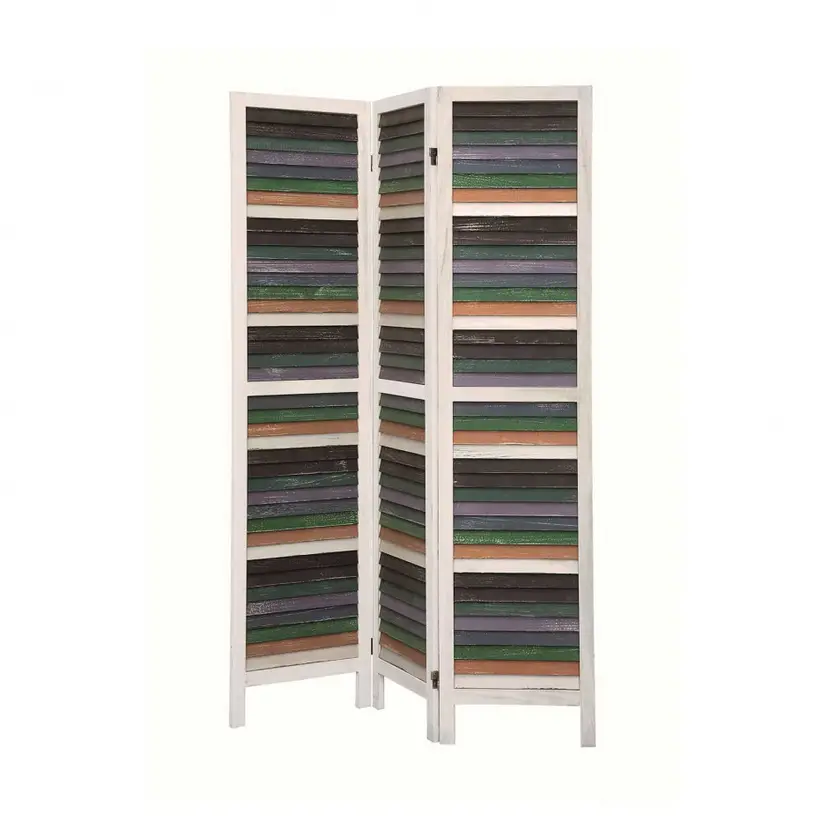 Biombo Blanco Multicolor 71640