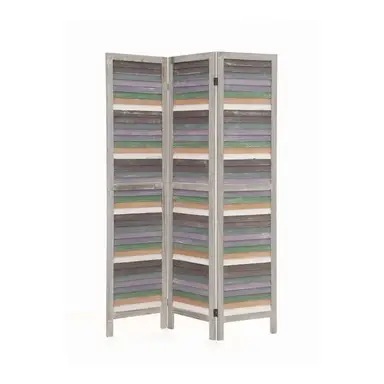 Biombo Gris Multicolor 71641