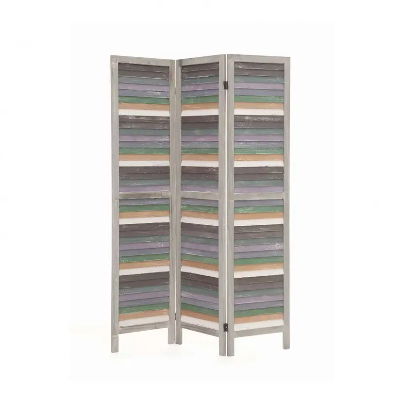 Biombo Gris Multicolor 71641