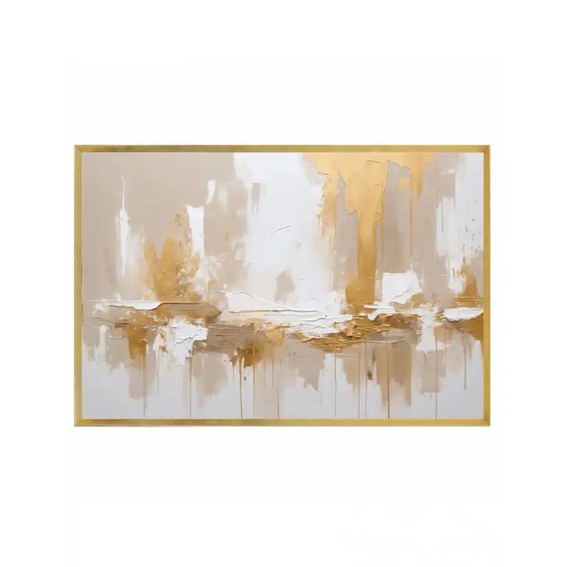 Cuadro 90x60 Impresion Dorado