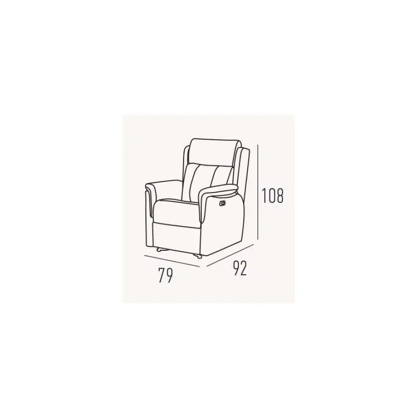 Sillon Relax Motorizado Bianca – foto 4