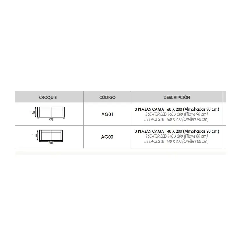 Sofa Cama Italiano Adela Colchón 18cm. – foto 3