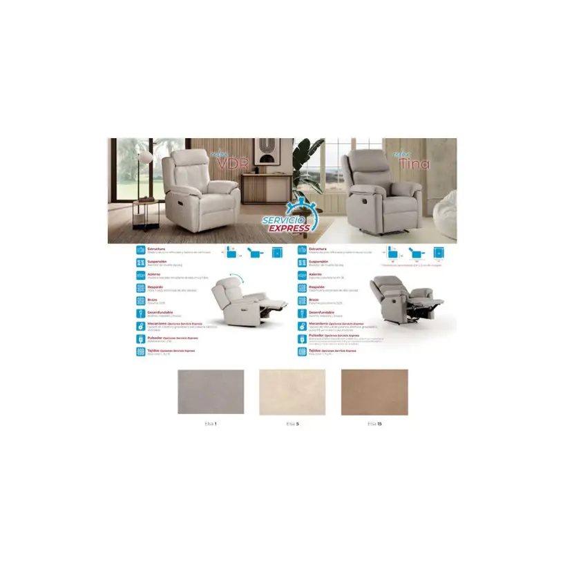 Sillon Relax Tina Promo – foto 3