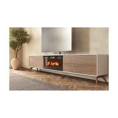 Mueble TV con Chimenea FIII02
