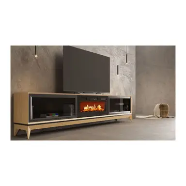 Mueble TV con Chimenea FIII07
