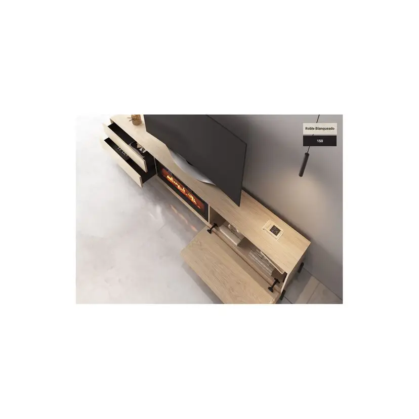 Mueble TV con Chimenea FIII10 – foto 2