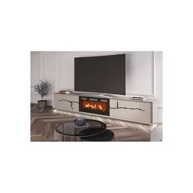 Mueble TV con Chimenea FIII12