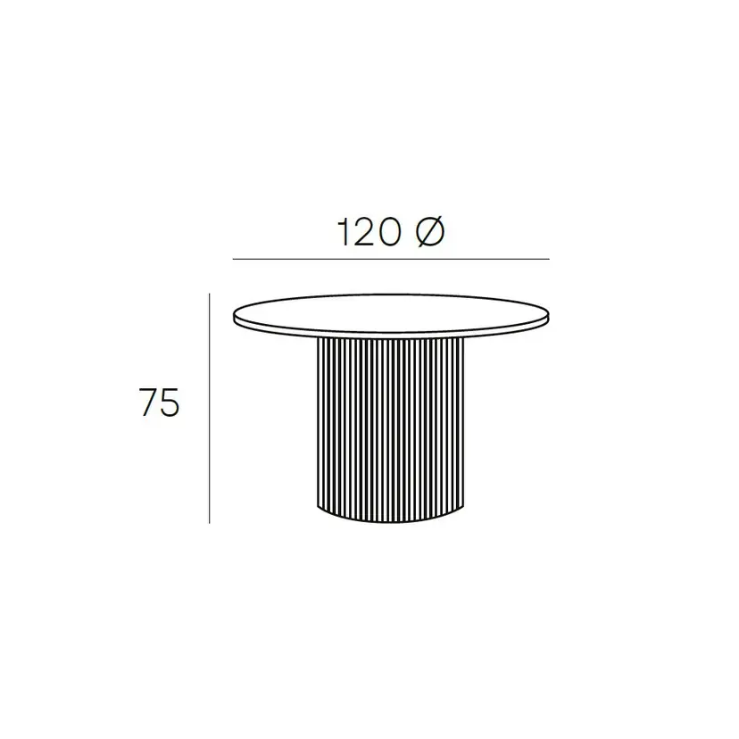 Mesa Comedor 120 Nadir – foto 5