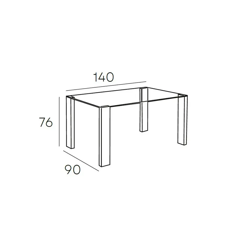 Mesa Comedor 140*90*76 Corina – foto 3