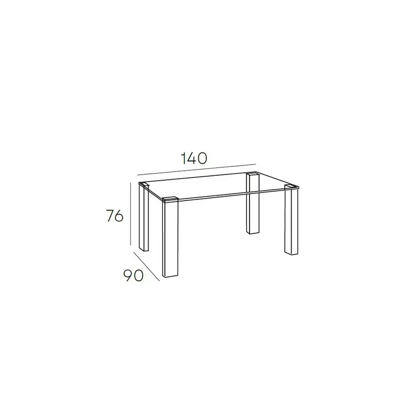 Mesa Comedor 140*90*76 Valentina – foto 5