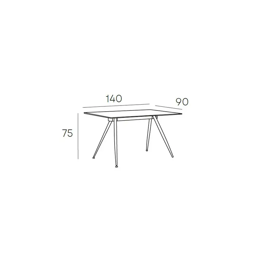 Mesa Comedor 140*90*75 Omara – foto 4