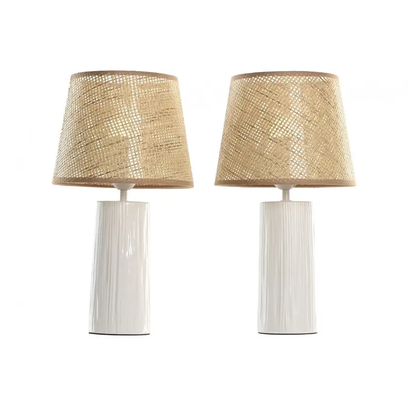 Lampara 22*40 Ceramica C/pantalla