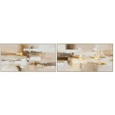Cuadro 140*70 Abstracto Marron