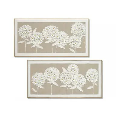 Cuadro 122*62 Flores Lienzo