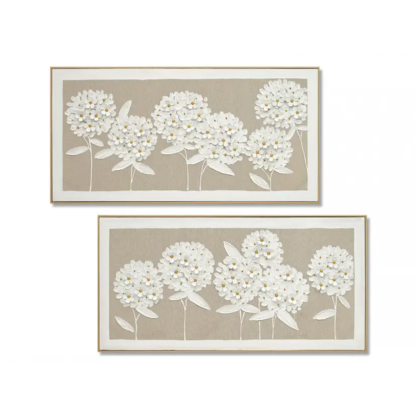 Cuadro 122*62 Flores Lienzo