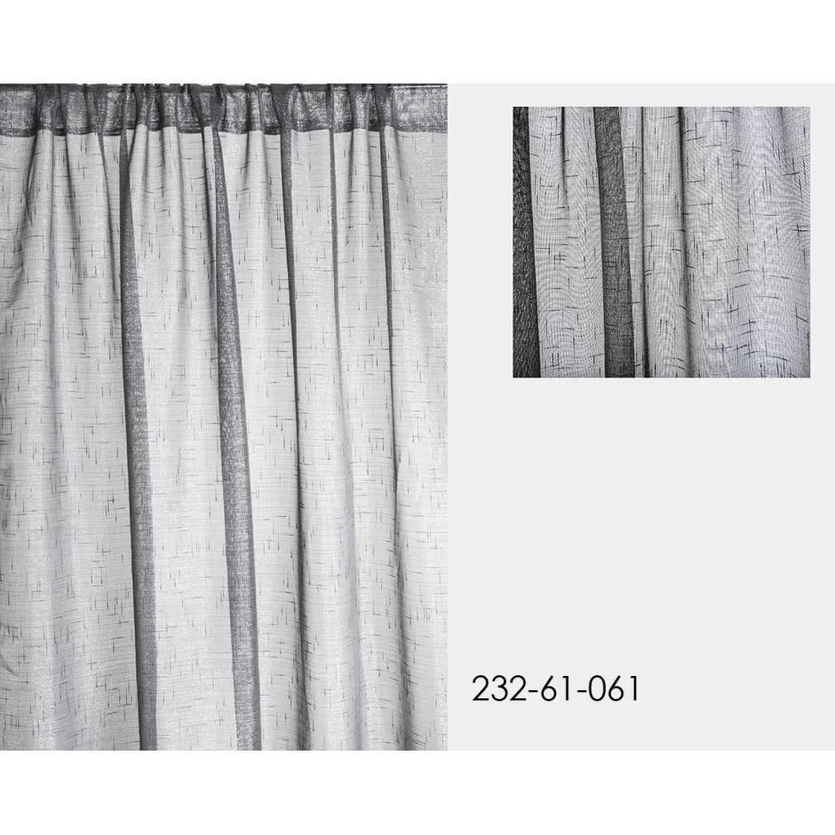 Cortina 140*260 Gris – foto 1