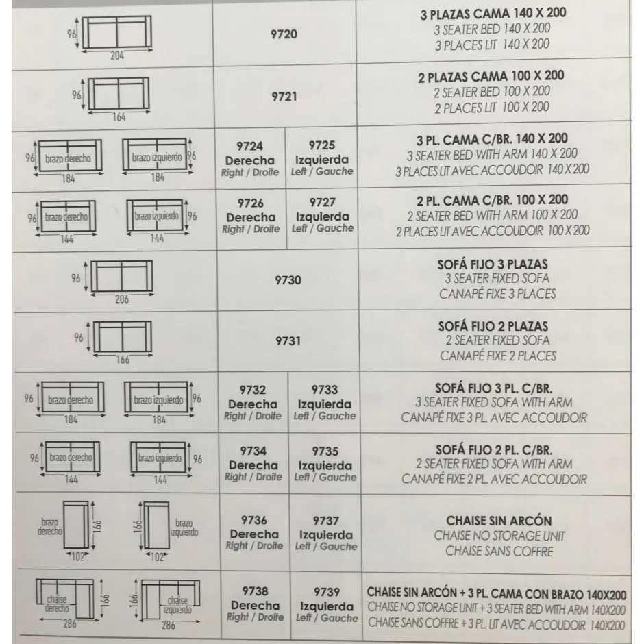 Sofa Cama Italiano Olivia Colchón 18cm. – foto 3