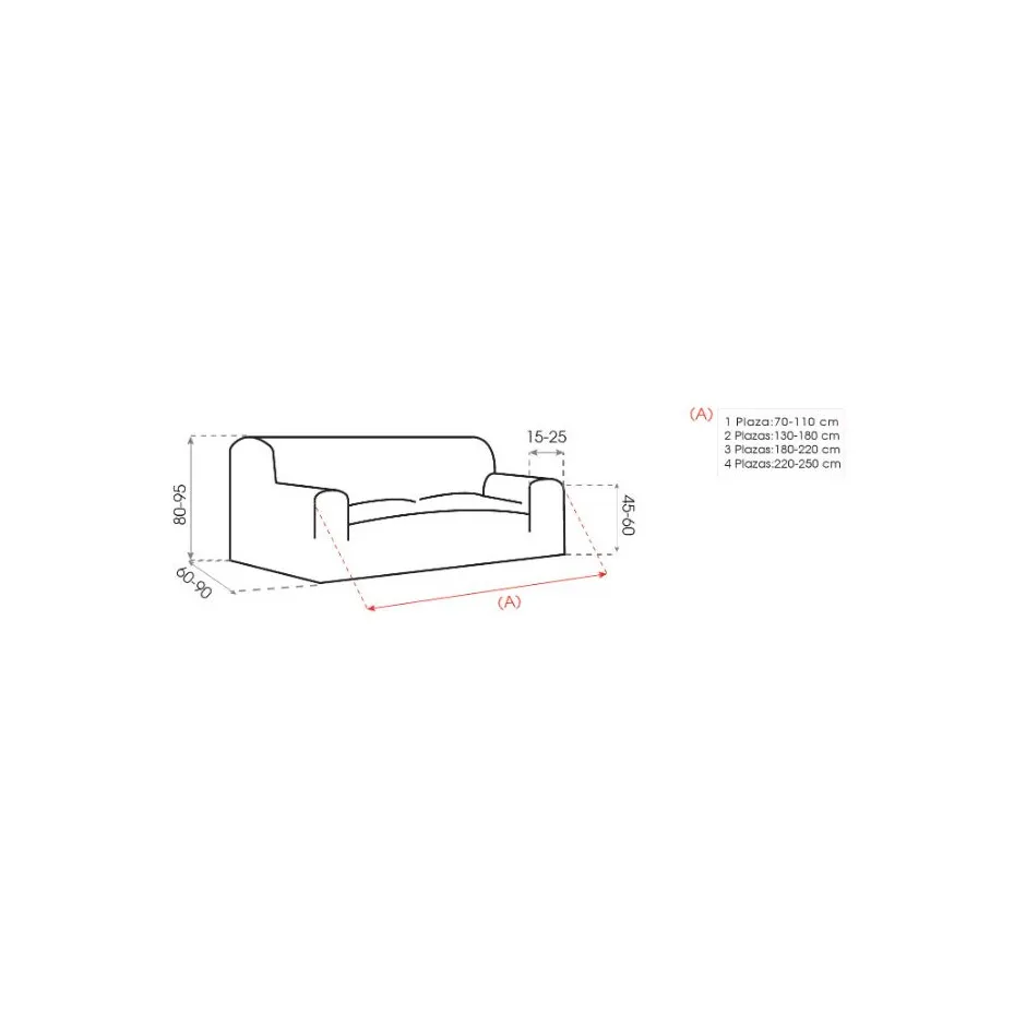 Funda Sofa Teide Elastica – foto 2