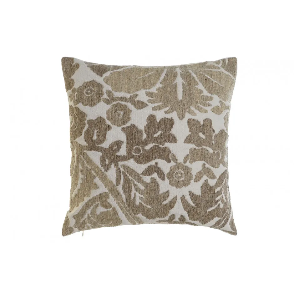 Cojin 45*45 Bordado Beige – foto 1
