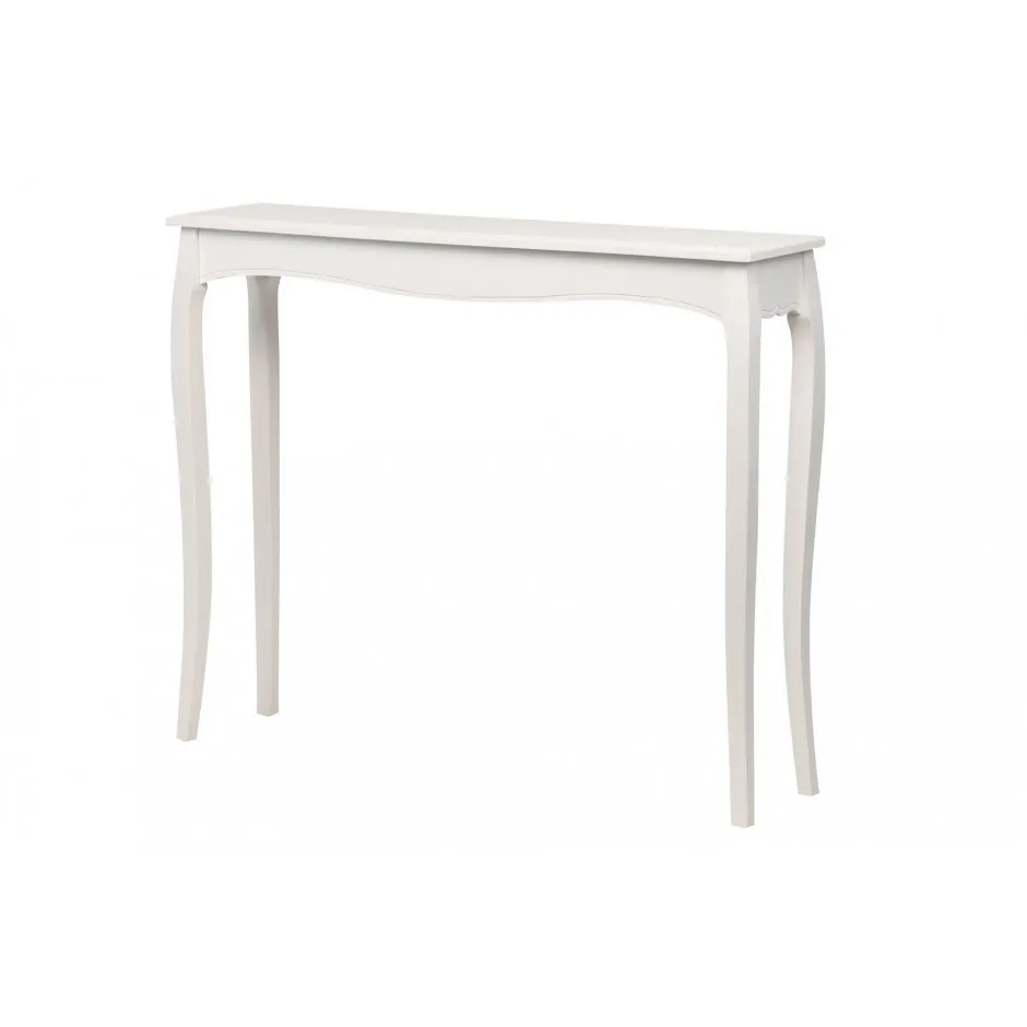 Consola 110*25*80 Madera Blanca – foto 1