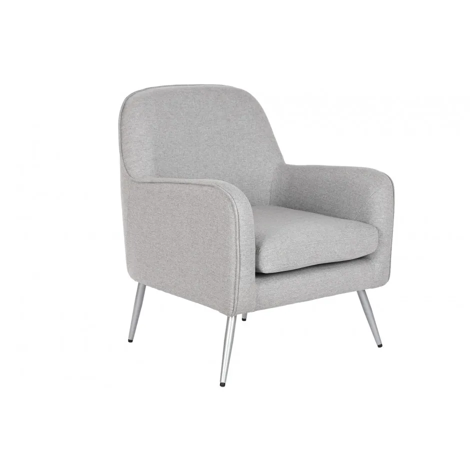 Sillon Tapizado Gris – foto 1