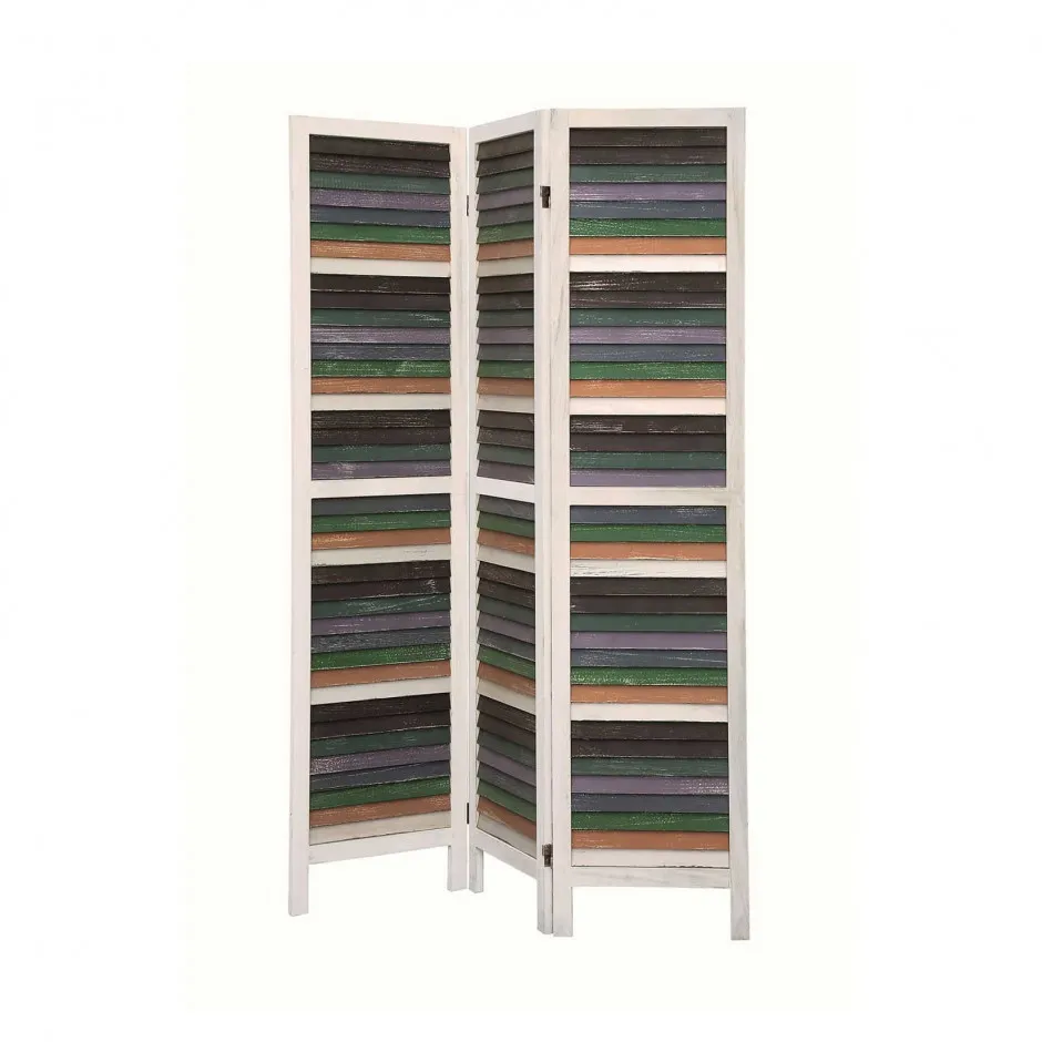 Biombo Blanco Multicolor 71640 – foto 1