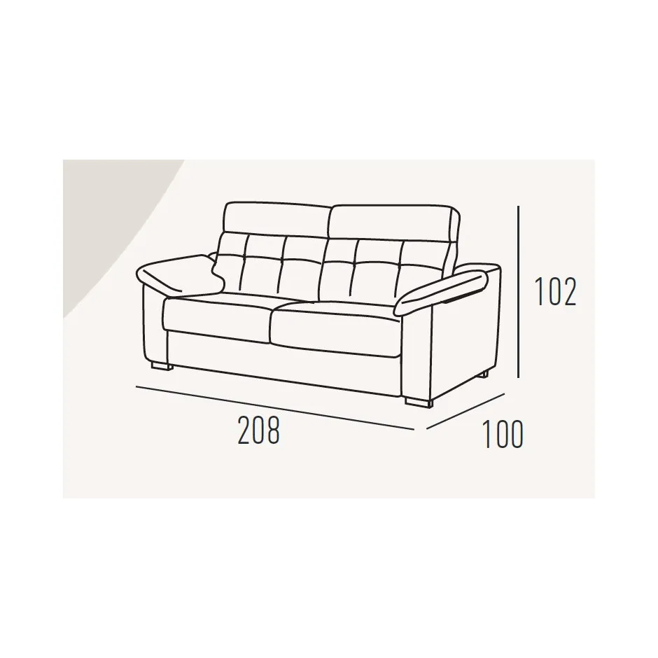 Sofa Cama Italiano Kata Colchón 14cm – foto 4