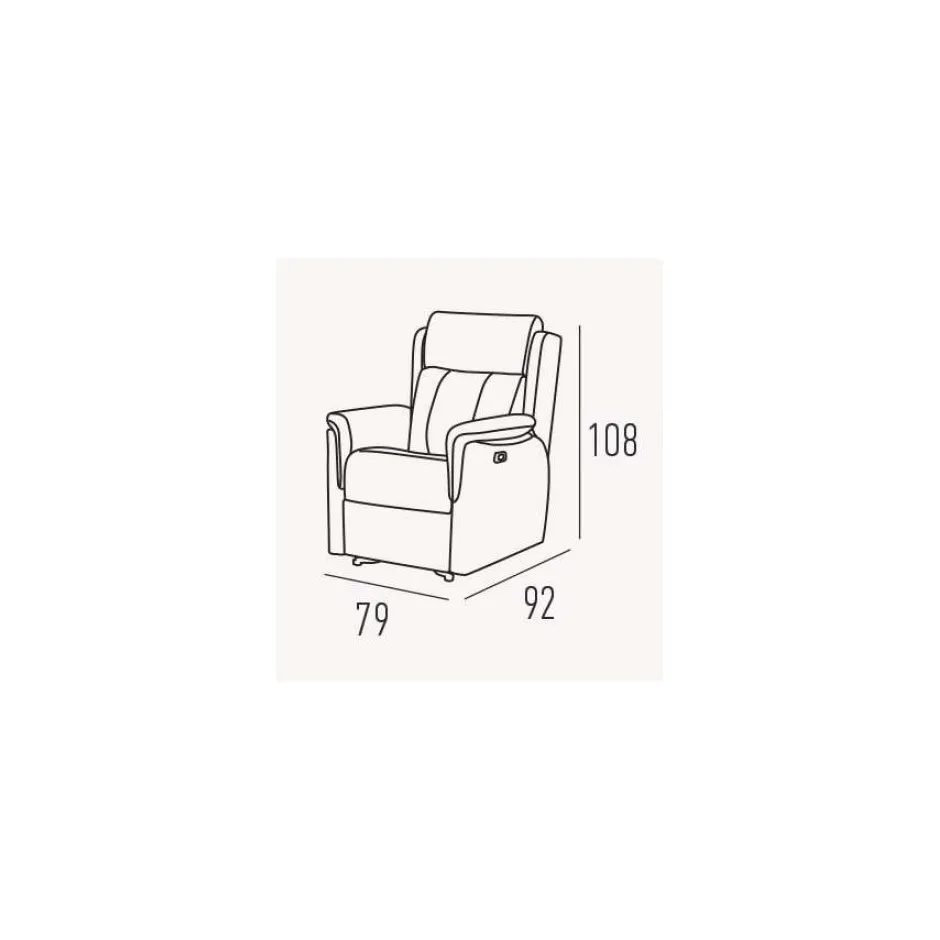 Sillon Relax Motorizado Bianca – foto 4