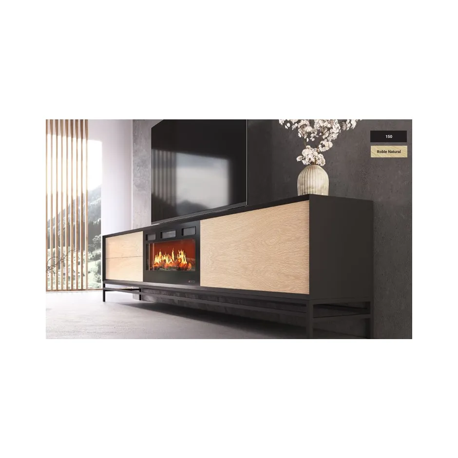 Mueble TV con Chimenea FIII09 – foto 1