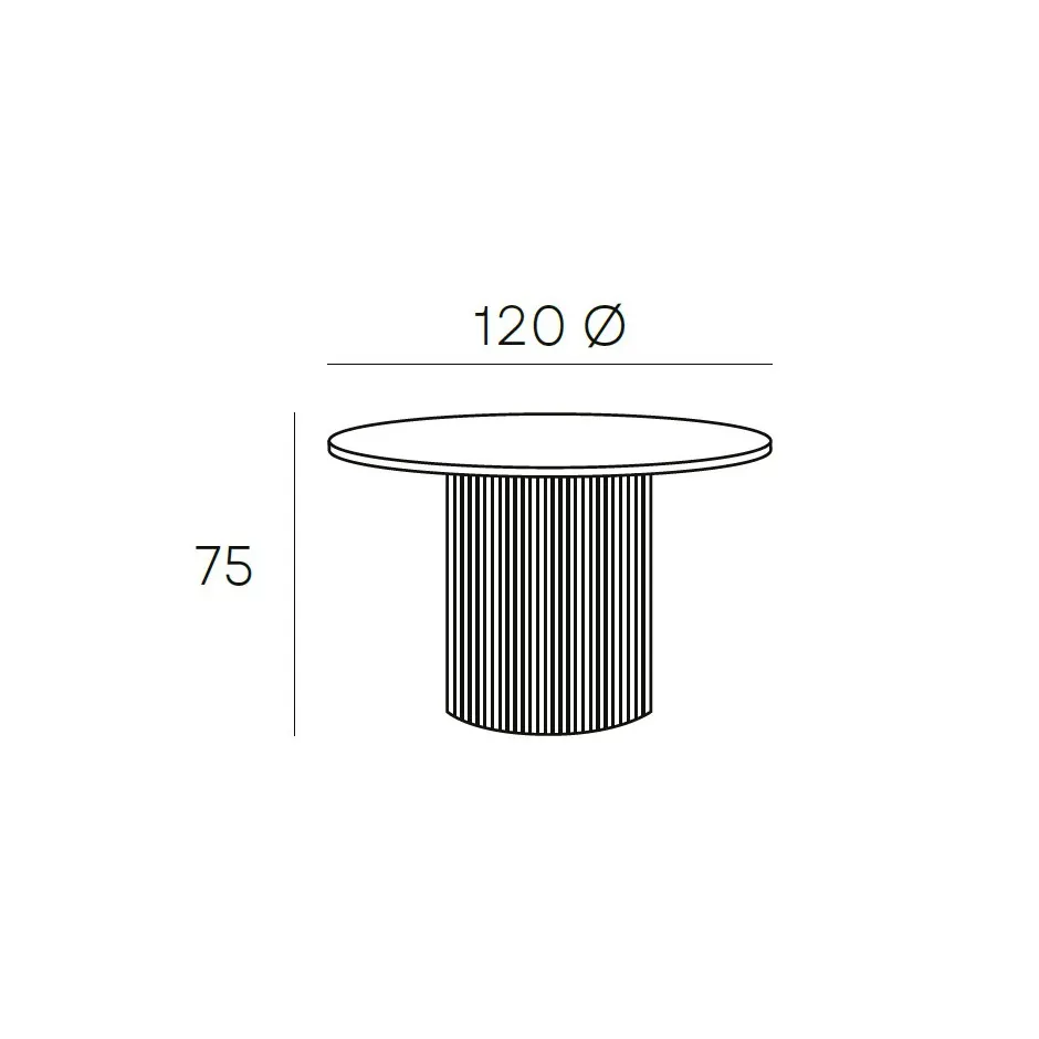 Mesa Comedor 120 Nadir – foto 5