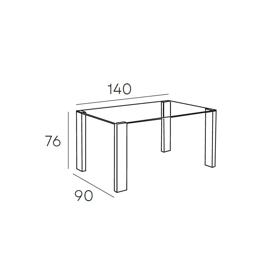 Mesa Comedor 140*90*76 Corina – foto 3