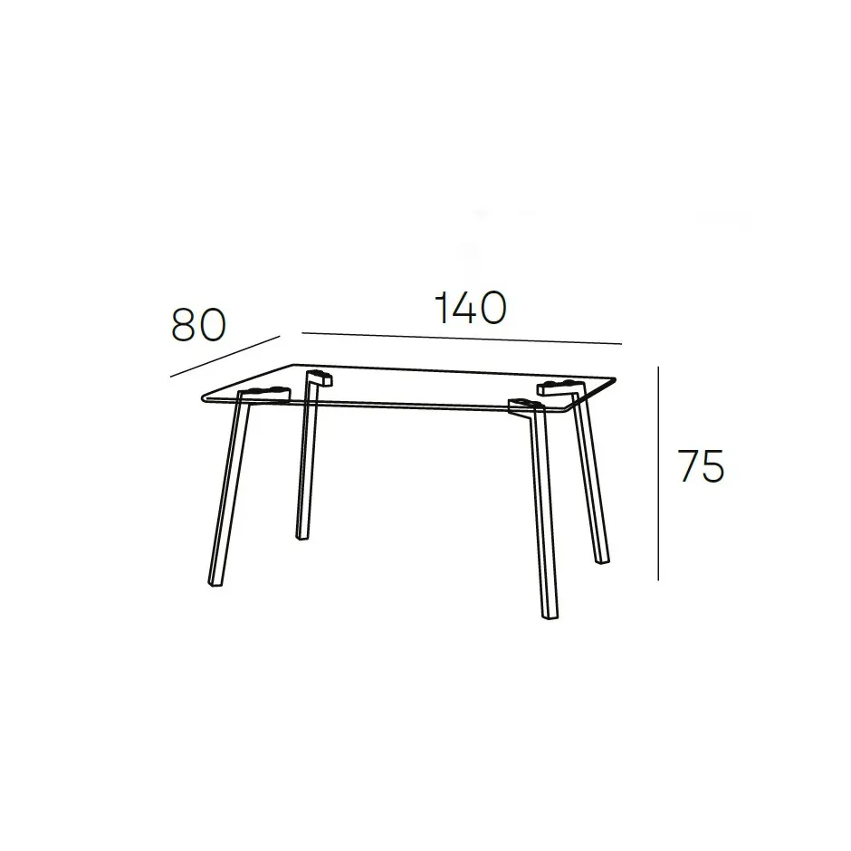 Mesa Comedor 140*80*75 Lujan – foto 4